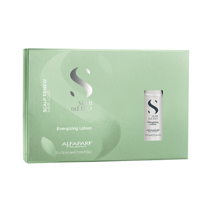 Energizing Lotion Semi Di Lino Alfaparf 12 Ampolletas con 13 ml c/u
