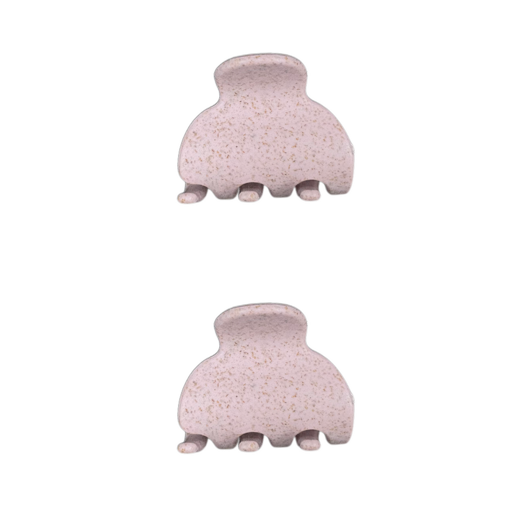 Pinzas para el Cabello Rosa Home Beauty 2 Piezas Chicas