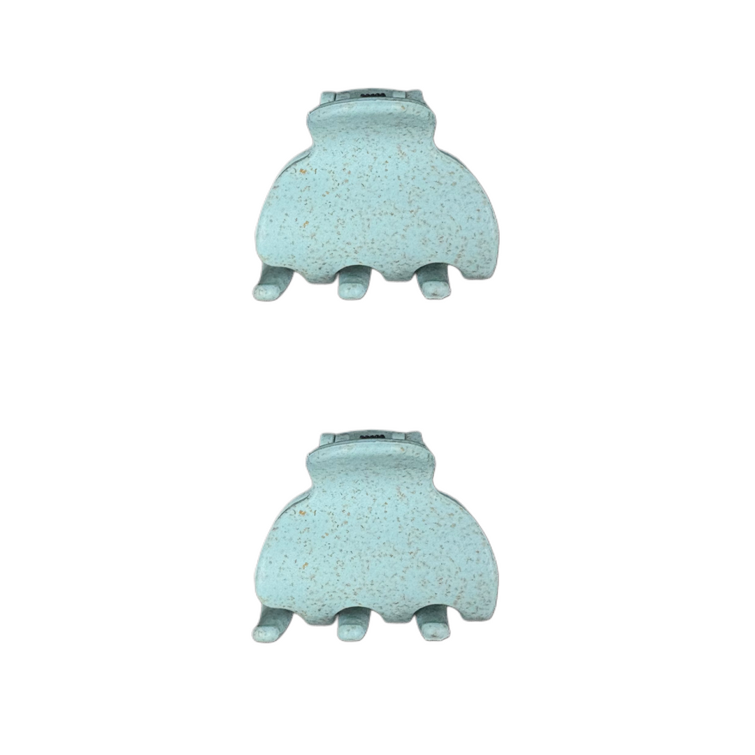 Pinzas para el Cabello Turquesa Home Beauty 2 Piezas Chicas