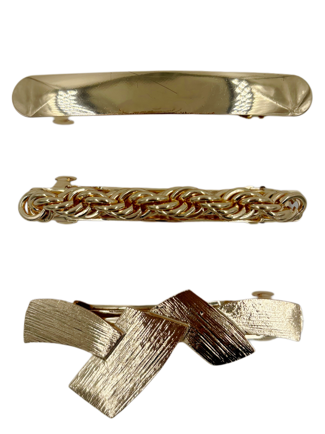 Pasadores Metálico para el Cabello Home Beauty 3 Piezas