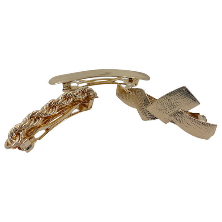 Pasadores Metálico para el Cabello Home Beauty 3 Piezas