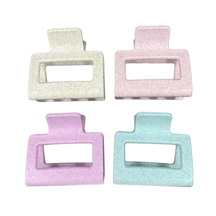 Pinzas para el Cabello Colores Pastel Home Beauty 4 Piezas Medianas