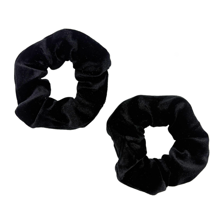 Donas para el Cabello (Scrunchie) Negras Home Beauty 2 Piezas Medianas