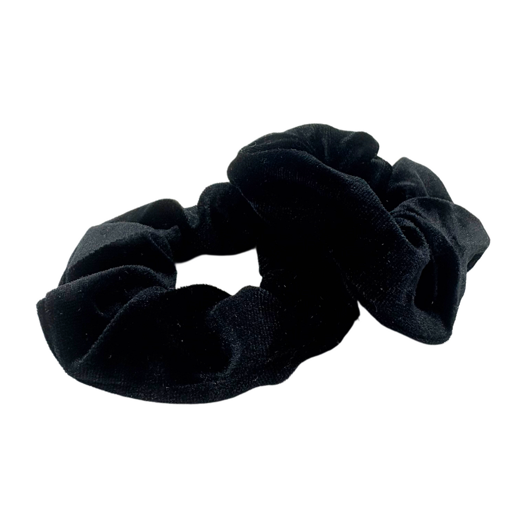 Donas para el Cabello (Scrunchie) Negras Home Beauty 2 Piezas Medianas