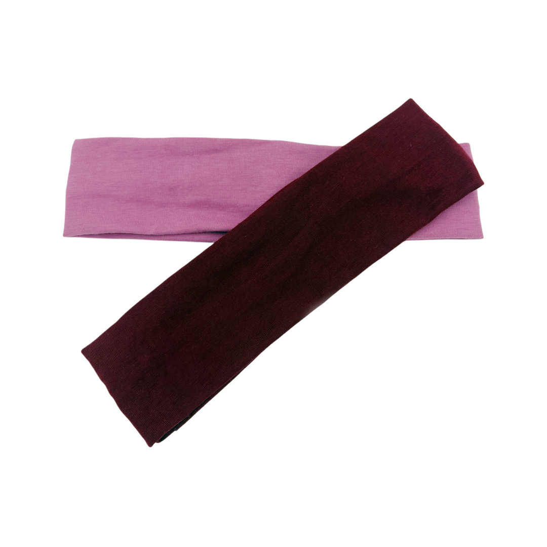 Balerinas para el Cabello Rosa y Vino Home Beauty 2 Piezas