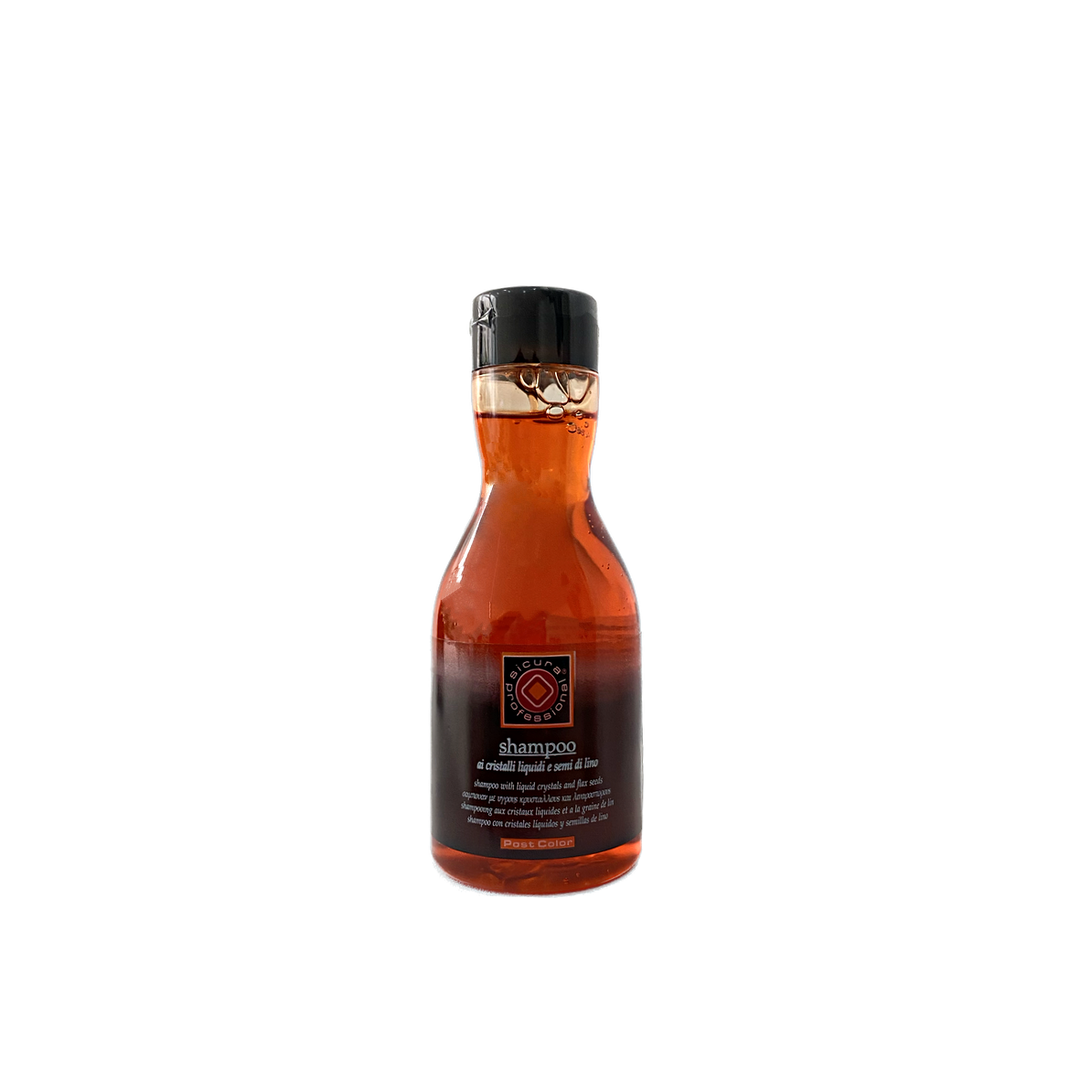 Shampoo Post Color con Cristales Líquidos y Linaza Sicura 300ML