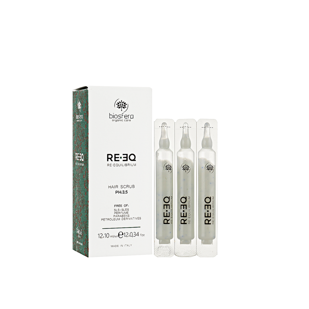 Exfoliante de Cabello Pre-Shampoo Biosfera Organic Care 12 Pzas con 10 mL
