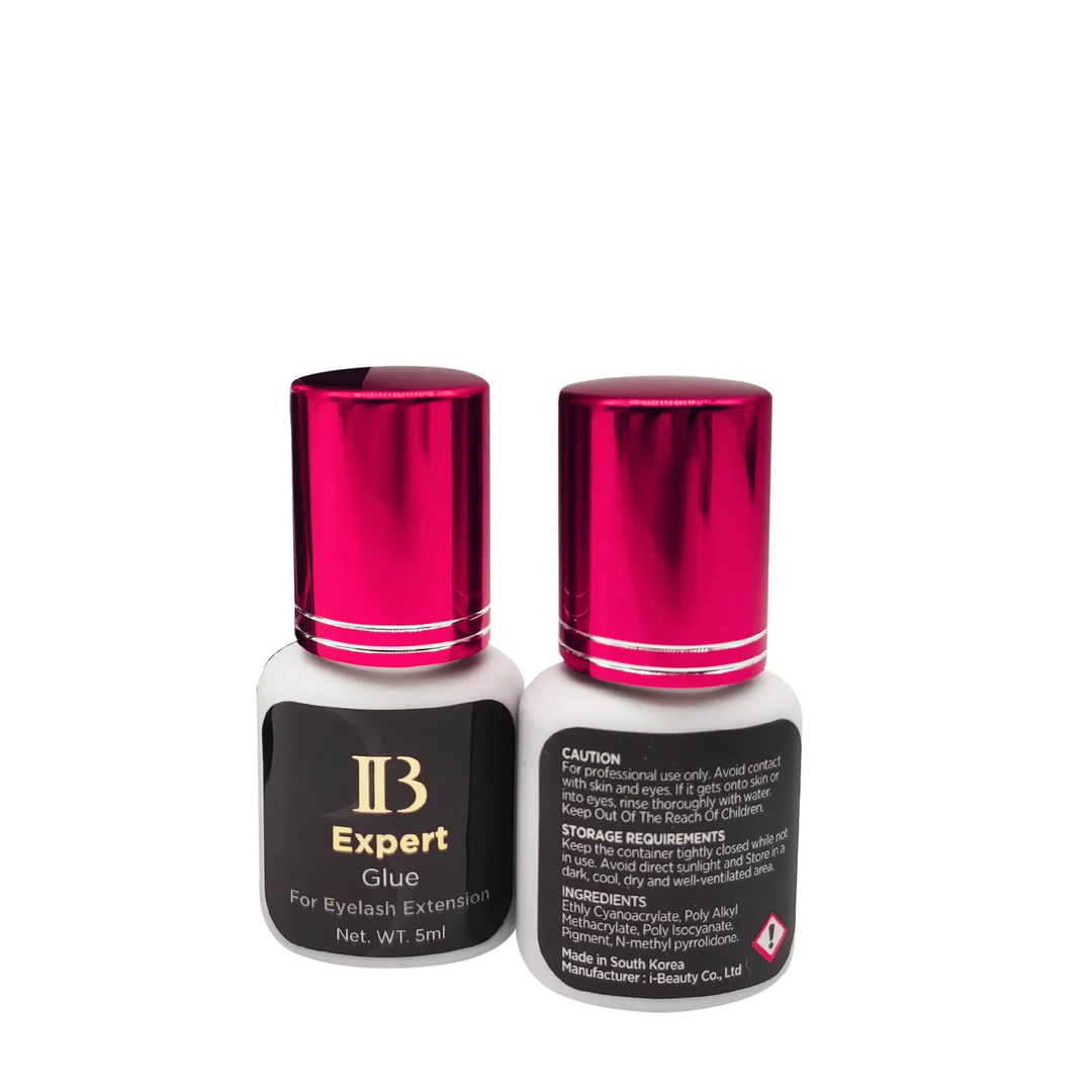 Adhesivo para Extension de Pestañas Tapa Roja Metálica IB 5 ml