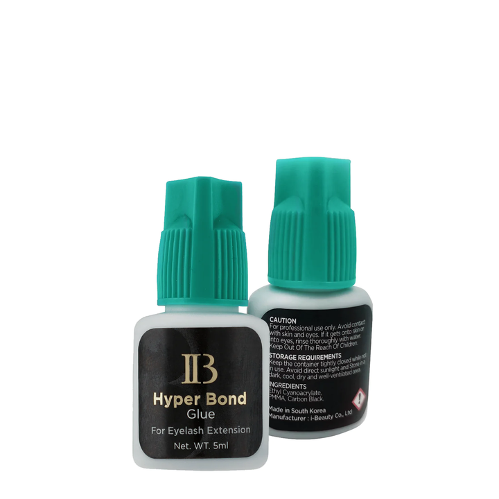 Adhesivo para Extensiones de Pestaña Tapa Verde Híper Bond IB 5 ml