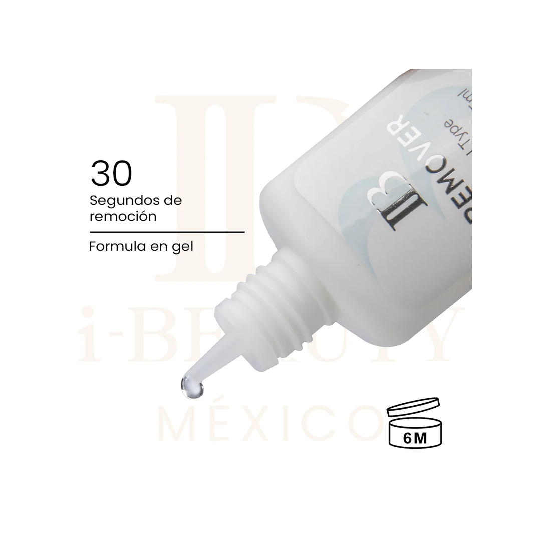 Removedor en Gel para Extensiones de Pestaña IB 15 ml