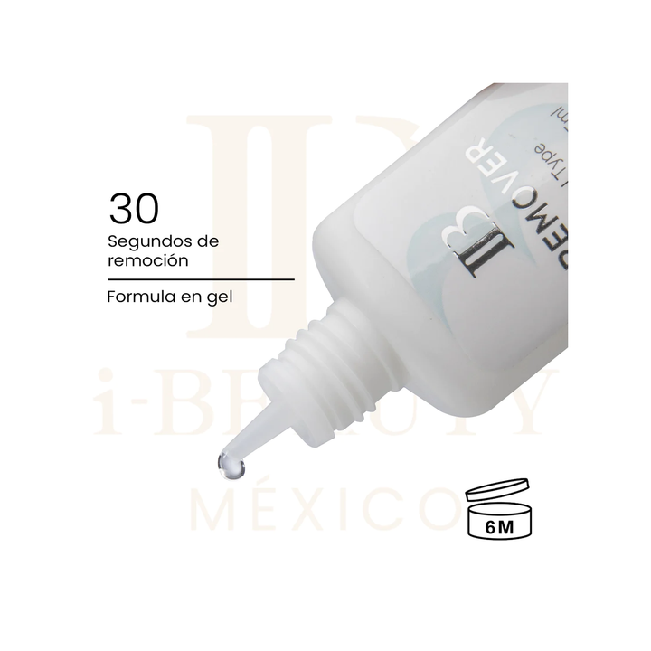 Removedor en Gel para Extensiones de Pestaña IB 15 ml