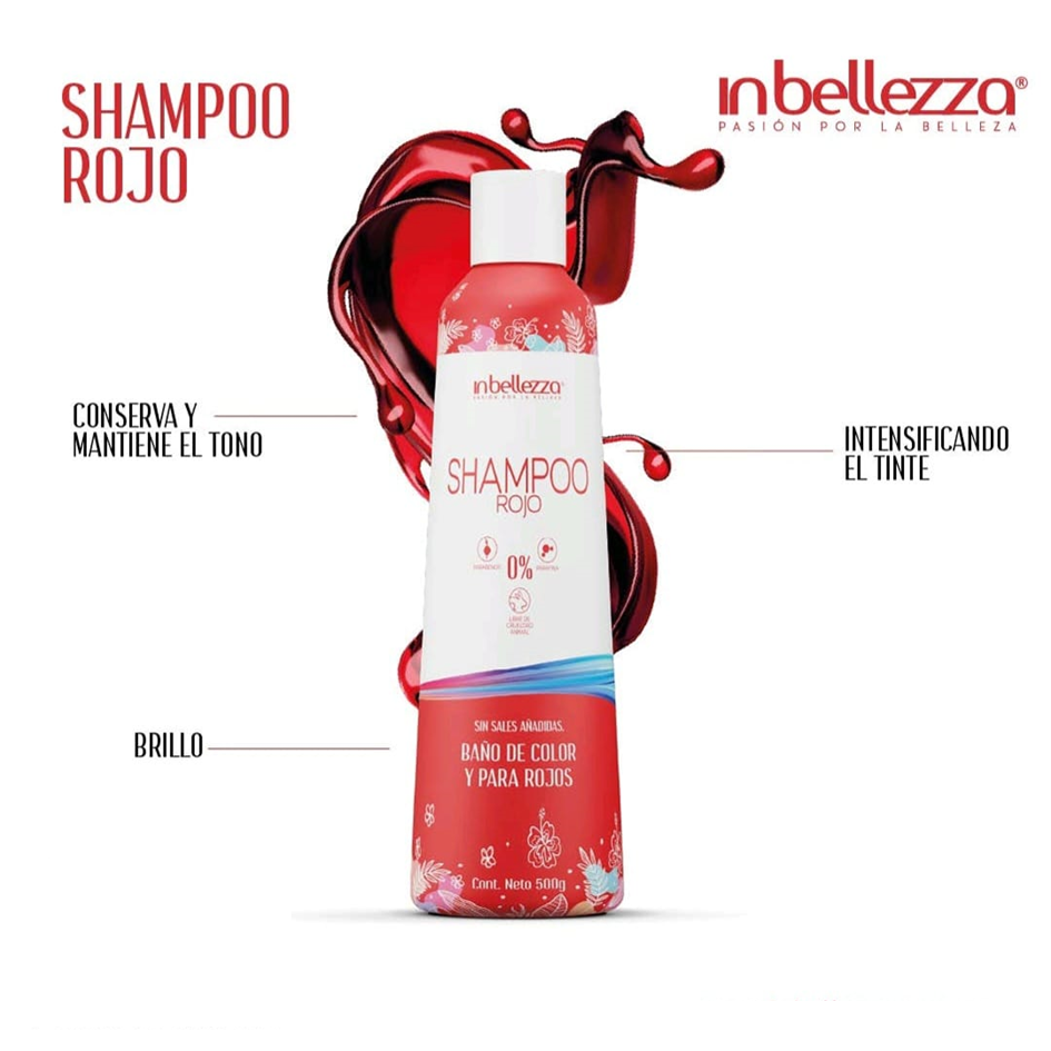 Shampoo Matizador Rojo in bellezza 500g