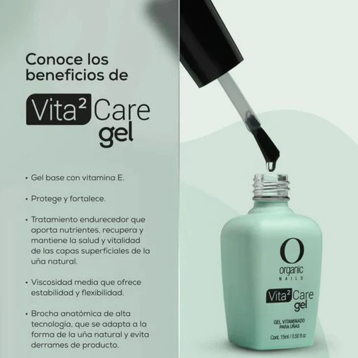 Gel Vitaminado para Uñas Vita 2 Care Gel 15 ml / 0.5 fl oz Organic Nails