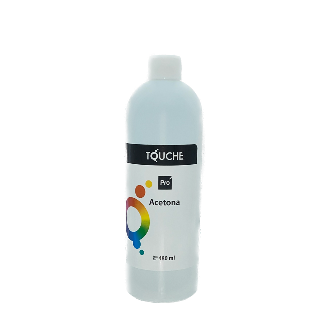 Acetona Pura Touche 480 ml