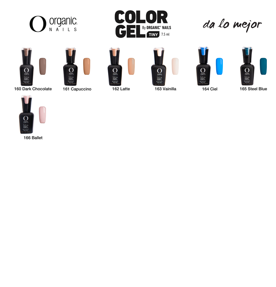 Color Gel 7.5 ml c/u Organic Nails