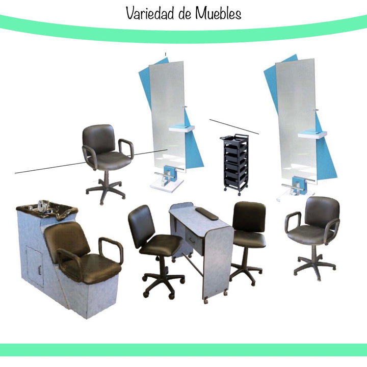 Variedad de Muebles para Estética