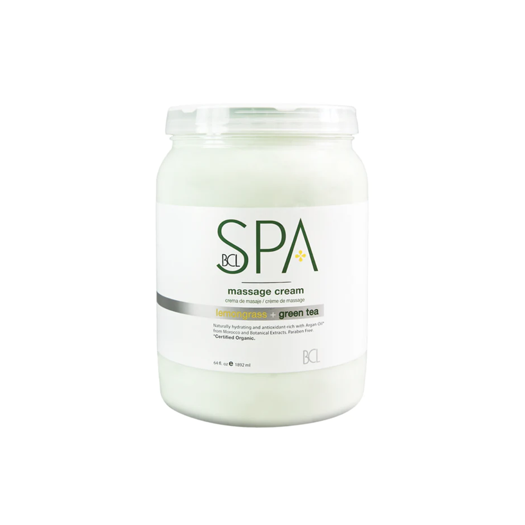 Massage Cream Lemongrass + Green Tea BCL SPA