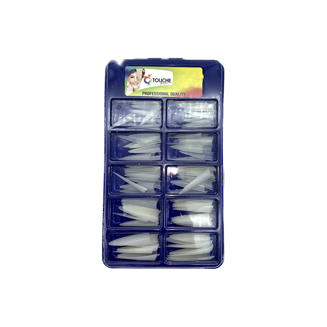 Uñas (Tip) Natural con 100 piezas Touche