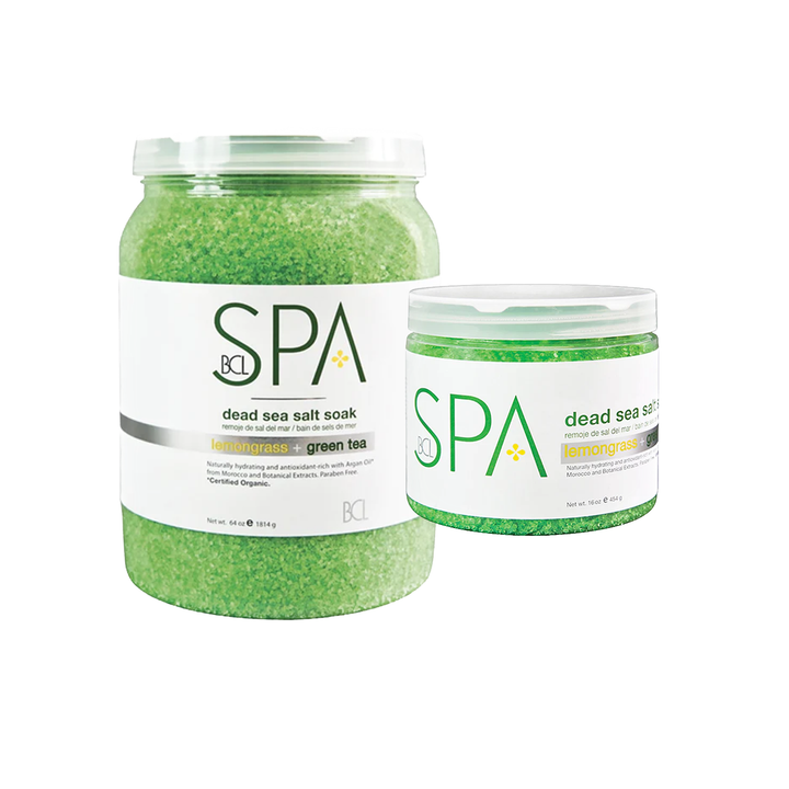 Dead Sea Salt Soak Lemongrass + Green Tea BCL SPA