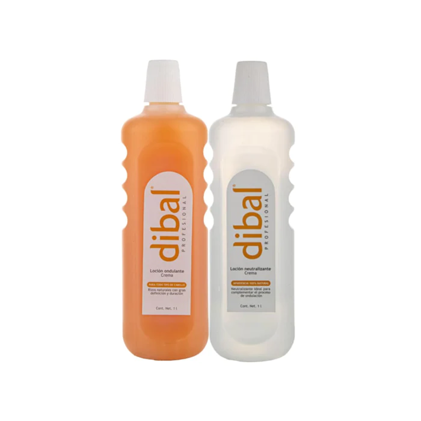 Loción Ondulante y Neutralizante Dibal con 1 L c/u Distribuidora
