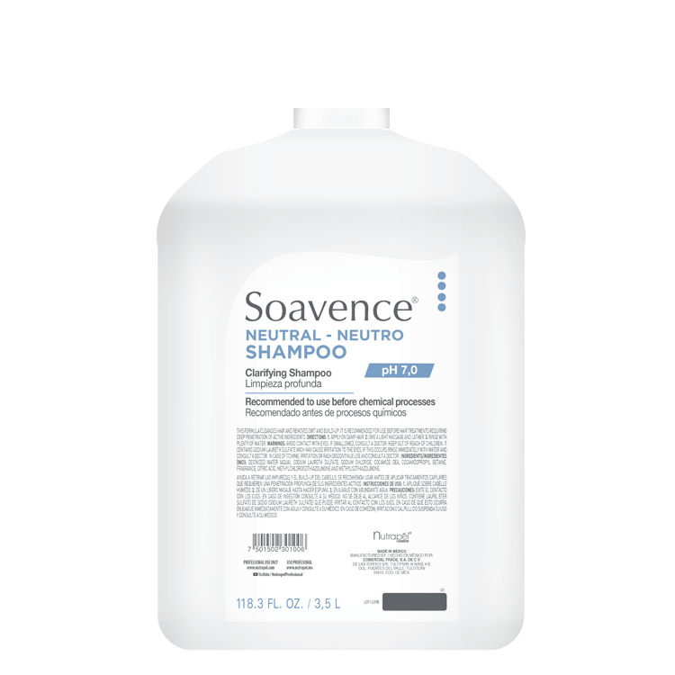 Soavence Shampoo pH 7.0 con Galón de 3.5 L