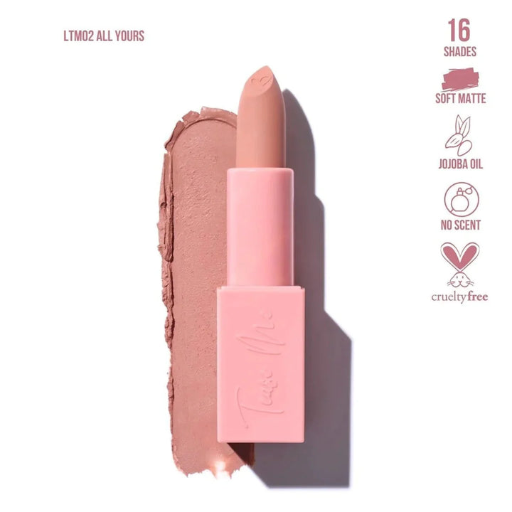 Labial Matte En Barra Tease Me Beauty Creations
