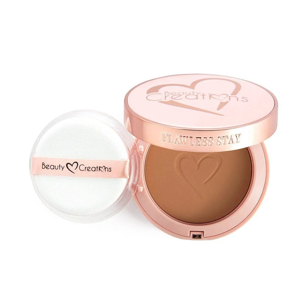 Flawless Stay Powder Foudation Base en Polvo Beauty Creations