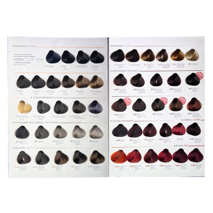 Gama de Colores HIDRACOLOR