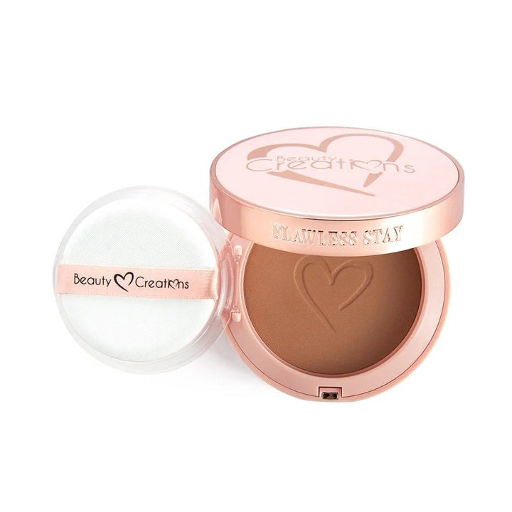 Flawless Stay Powder Foudation Base en Polvo Beauty Creations