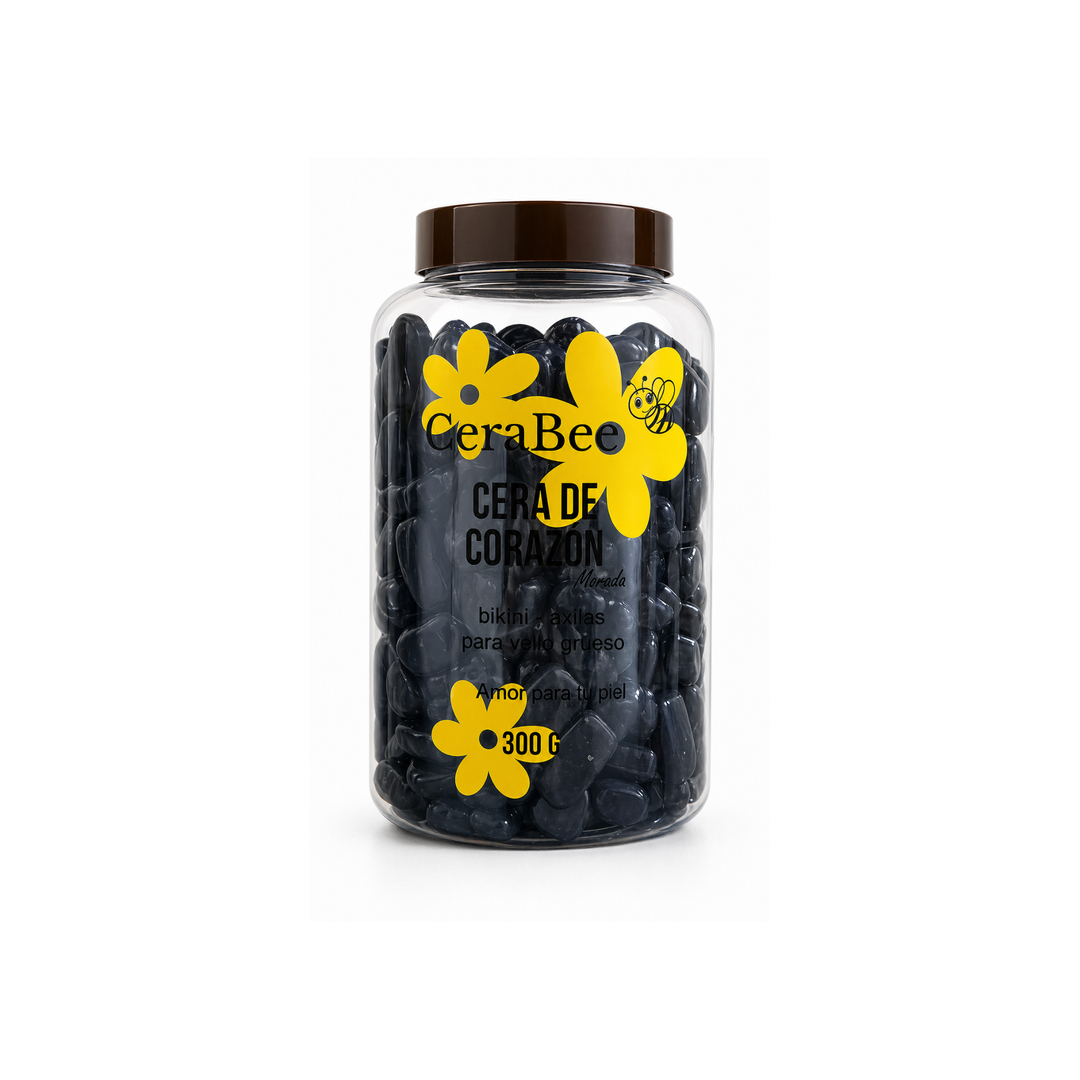 Cera Depilatoria CeraBee forma de Ositos Lavanda 300g