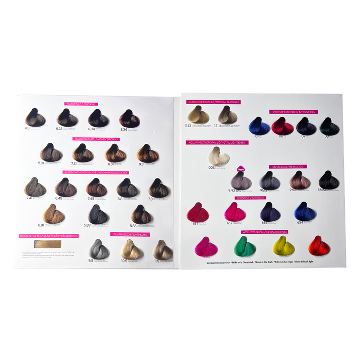 Gama de colores ANVEN