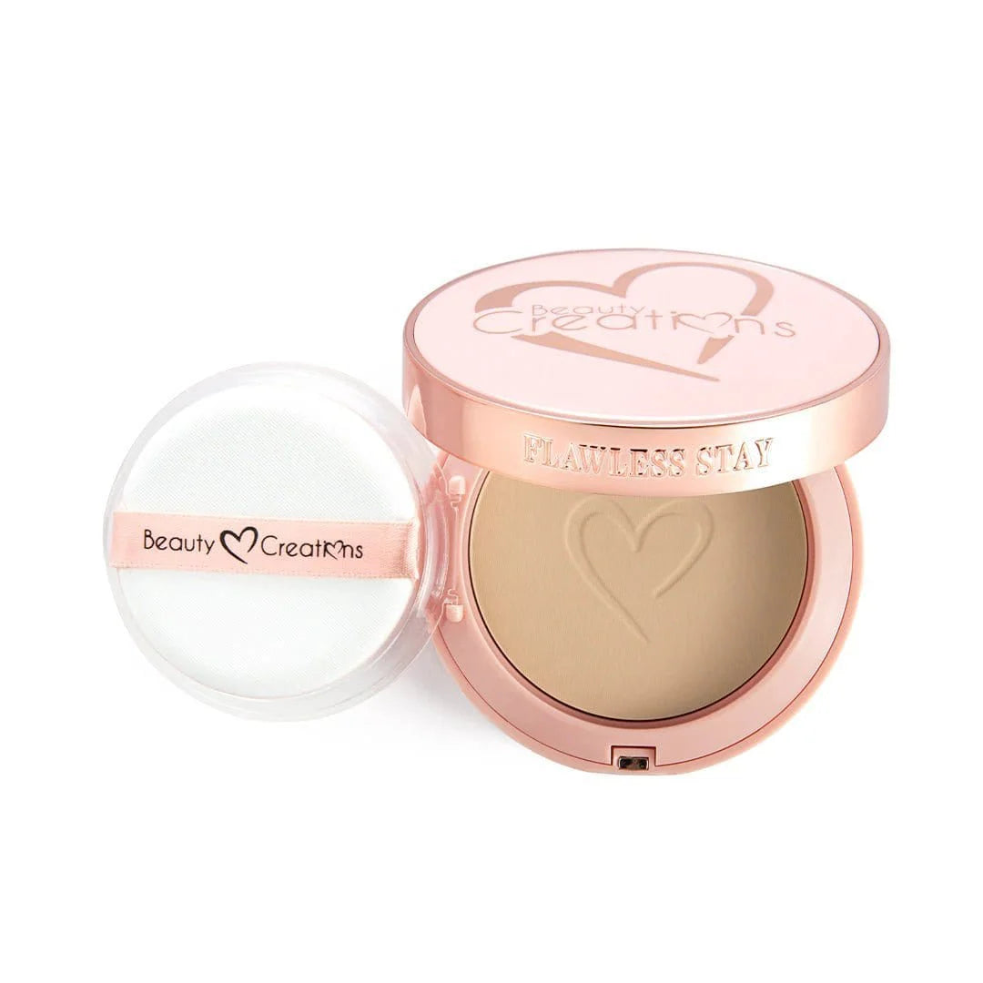 Flawless Stay Powder Foudation Base en Polvo Beauty Creations