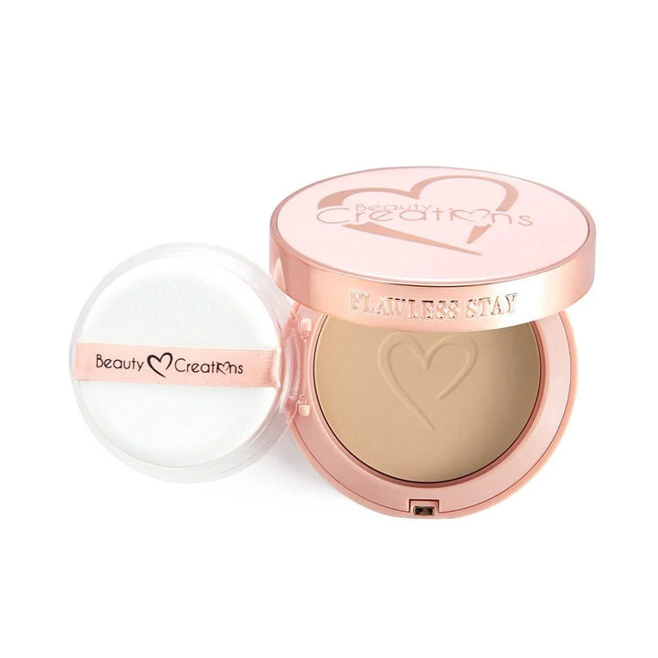 Flawless Stay Powder Foudation Base en Polvo Beauty Creations