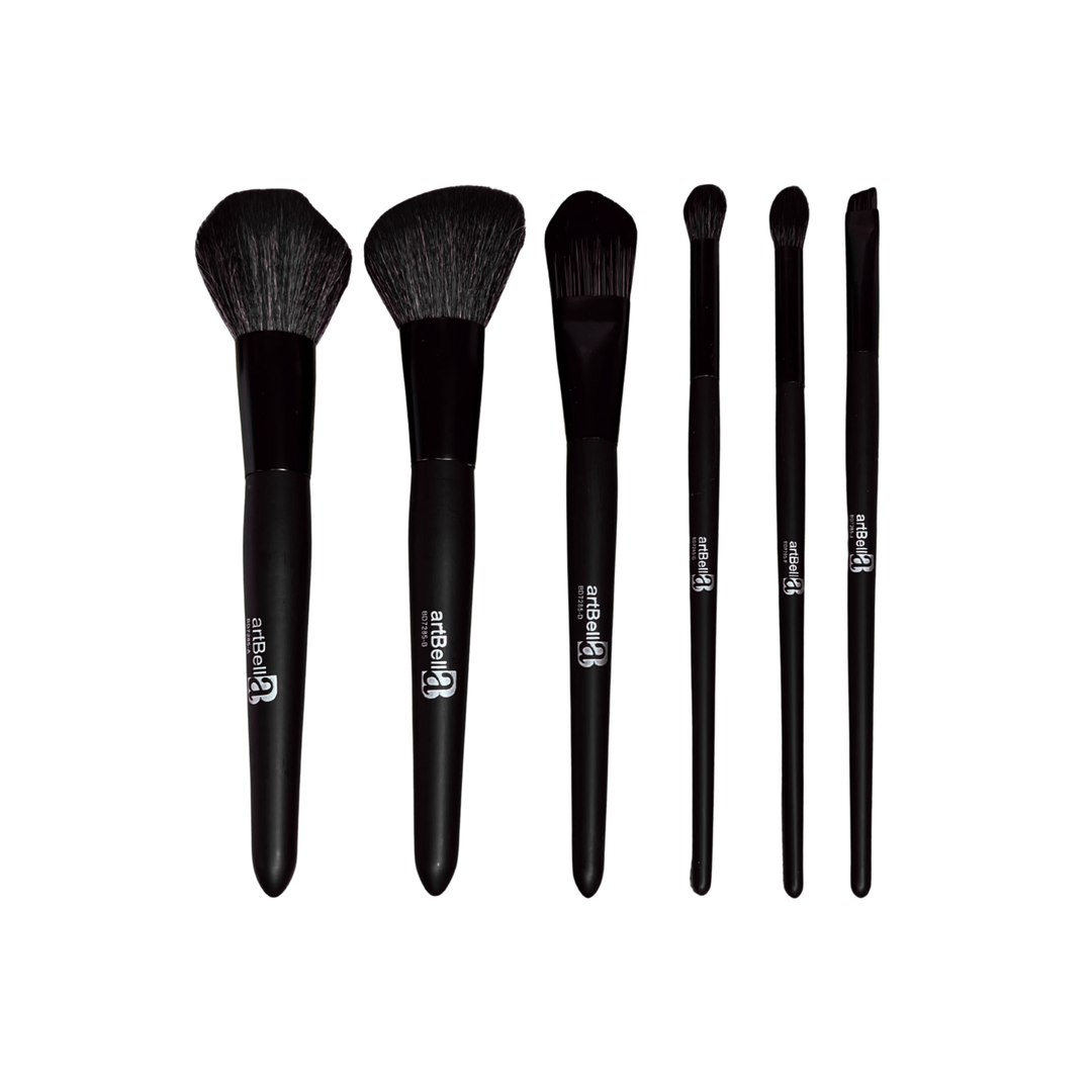 Kit de Brochas Profesionales Artbell para Maquillaje (6 piezas)