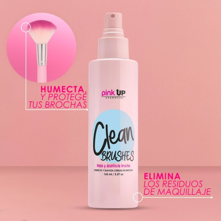 Clean Brushes Pink Up