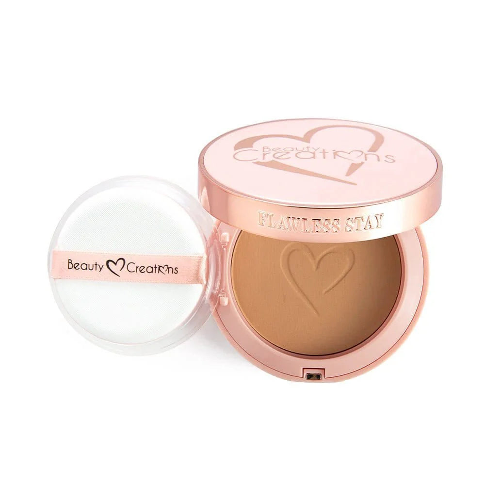 Flawless Stay Powder Foudation Base en Polvo Beauty Creations