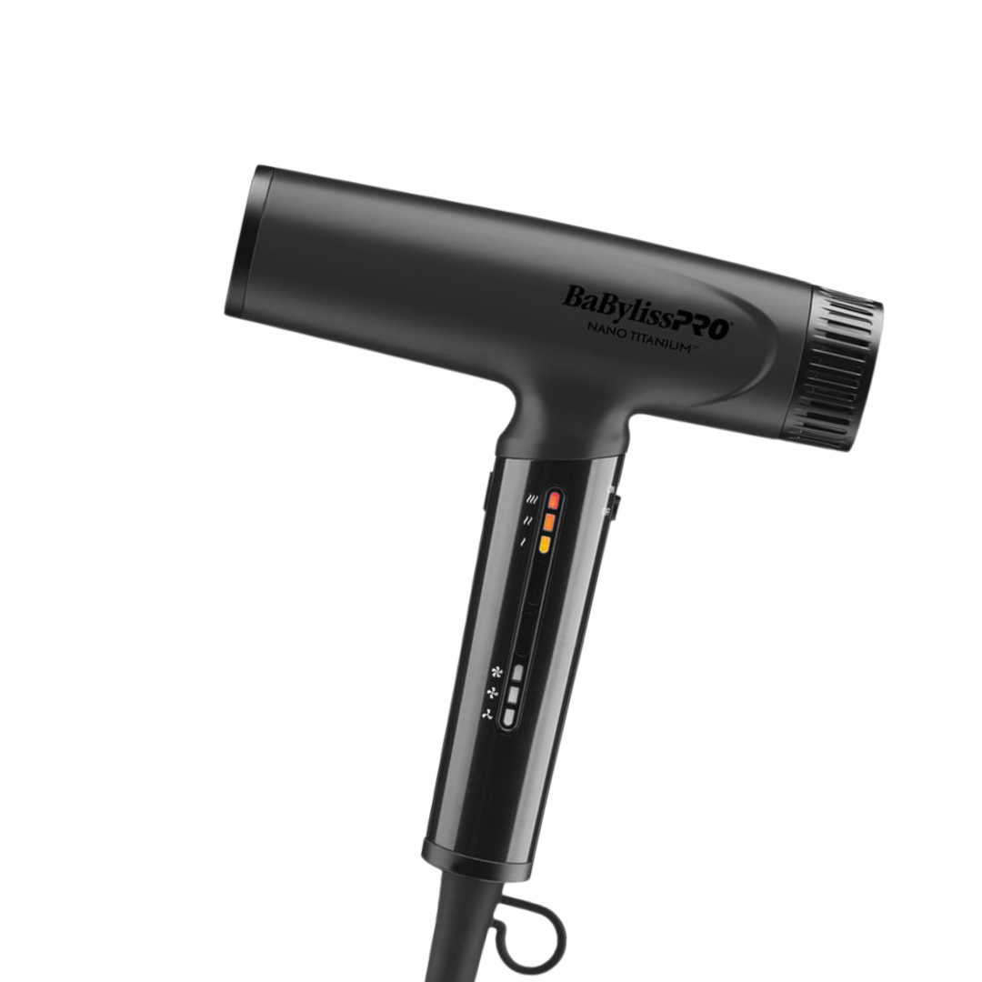 Secadora Digital Compacta y Ligera de Alta Velocidad Nano Titanium BaBylissPRO BNTC9200MBE