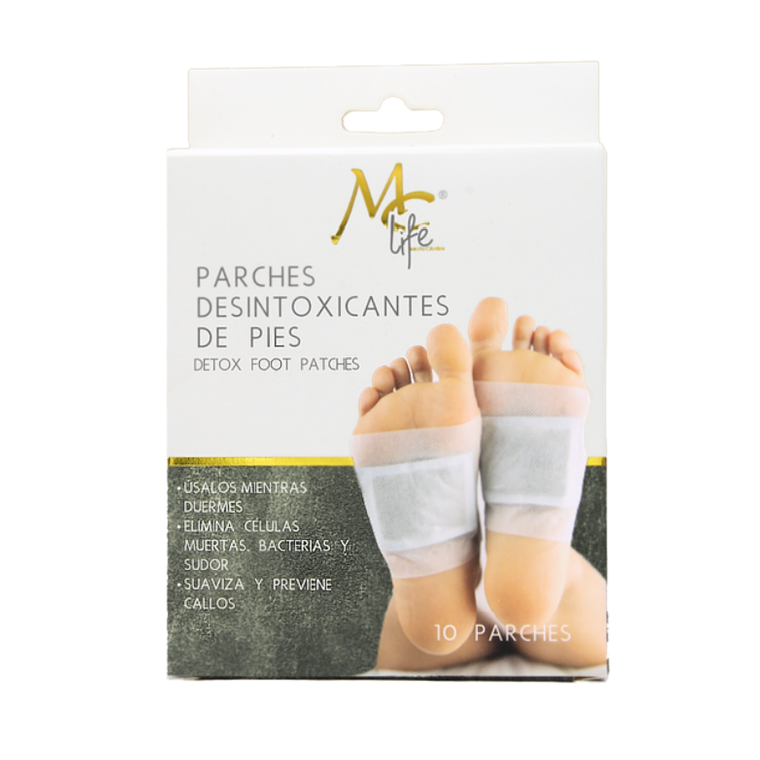 Parches Desintoxicantes de Pies Mc Life 10 piezas