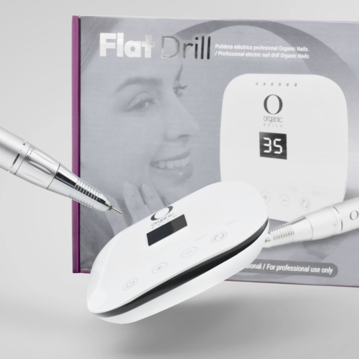 Pulidora Eléctrica profesional para uñas Flat Drill Organic Nails