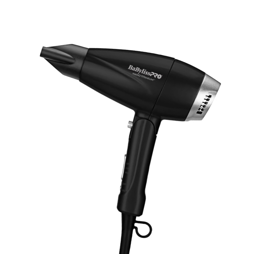 Secadora iónica plegable compacta de 1200 W Negra BaBylissPRO BNT910MBES