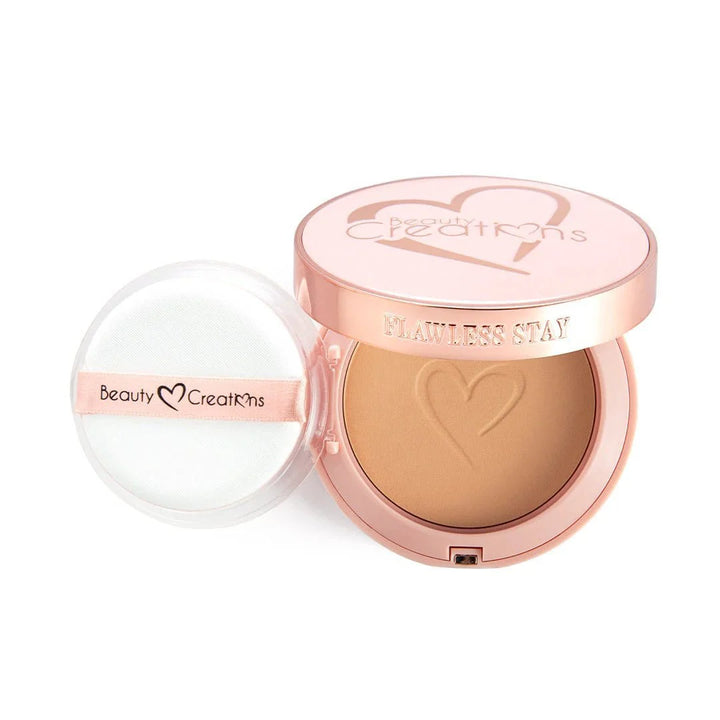 Flawless Stay Powder Foudation Base en Polvo Beauty Creations