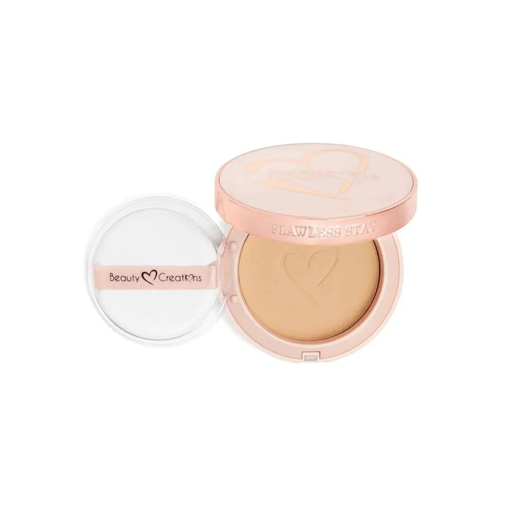 Flawless Stay Powder Foudation Base en Polvo Beauty Creations