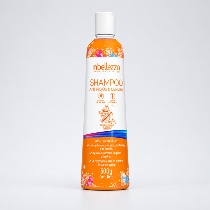 Shampoo Anti Piojos y Liendres 500 g - IN BELLEZA