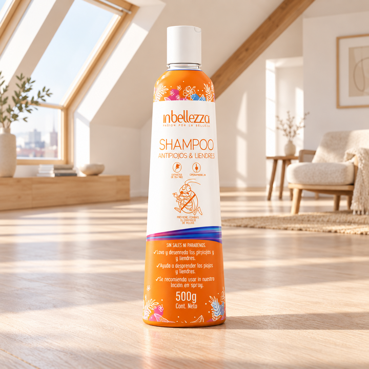 Shampoo Anti Piojos y Liendres 500 g - IN BELLEZA