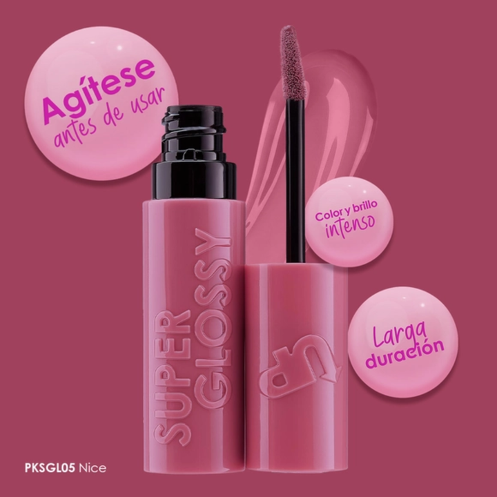 Super Glossy Pink Up