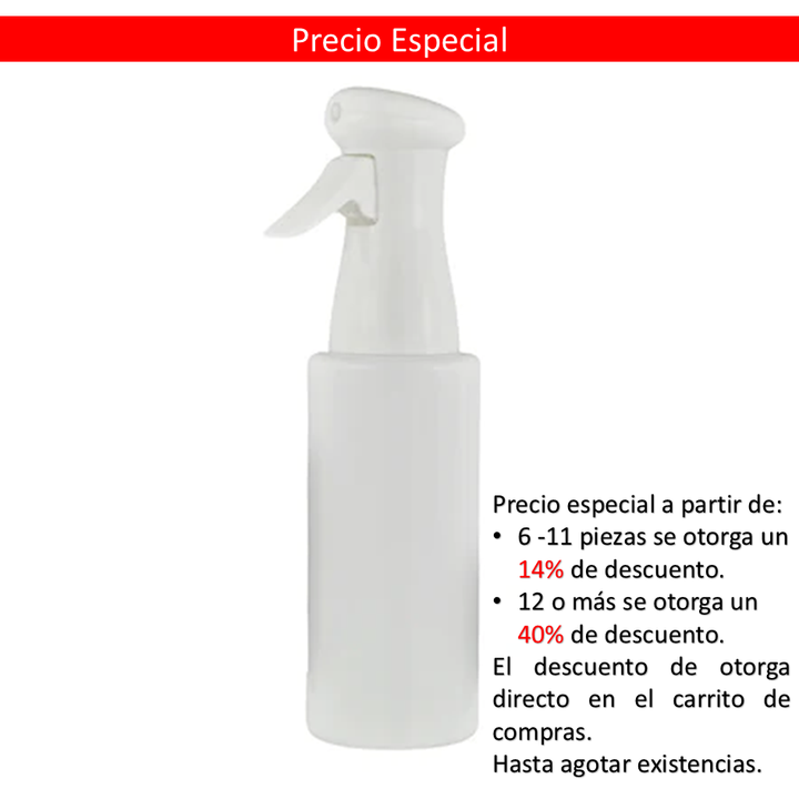 Atomizador Profesional de Agua Pulverizada de 500 ml