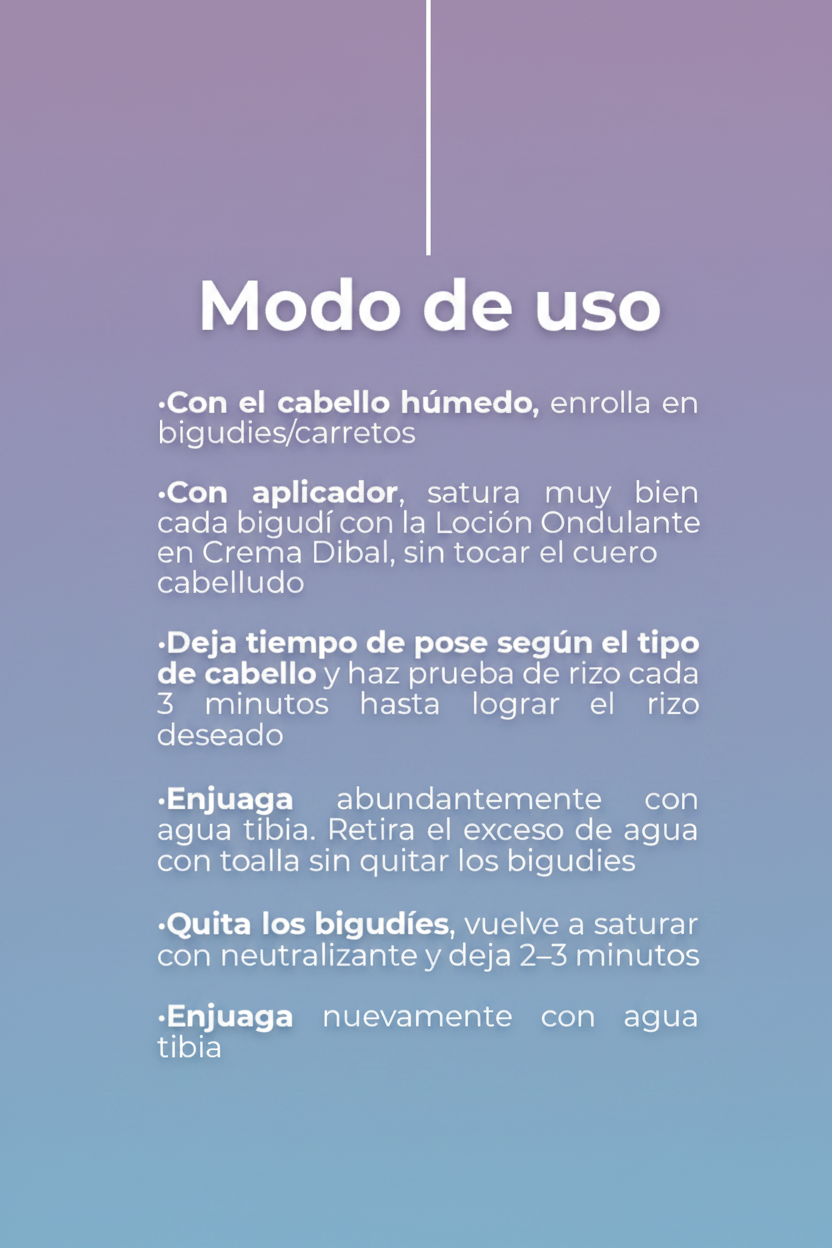 Loción Ondulante y Neutralizante con 1 Lt c/u - DIBAL