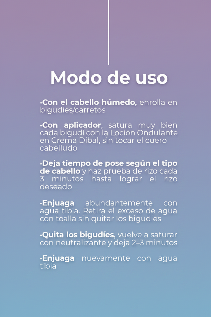 Loción Ondulante y Neutralizante con 1 Lt c/u - DIBAL