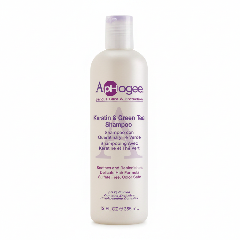 SHAMPOO CON KERATINA Y TE VERDE 355 ml - APHOGEE