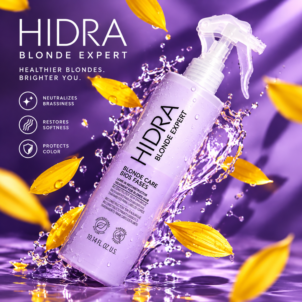 BIFÁSICO HIDRATANTE SIN ENJUAGUE PARA CABELLO RUBIO 300 ml - HIDRA